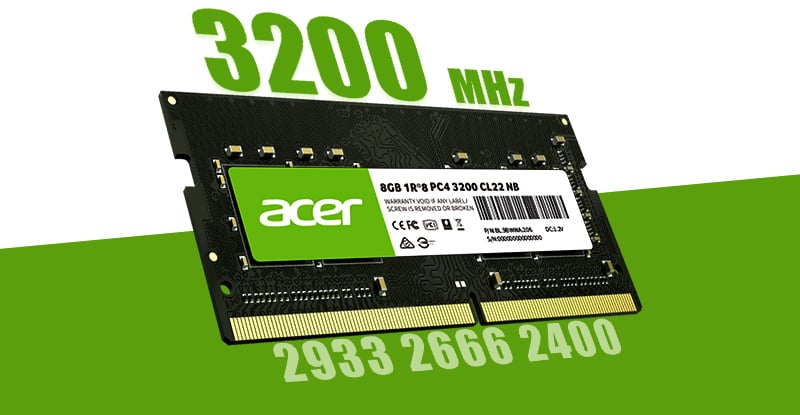 Acer Laptop Memory